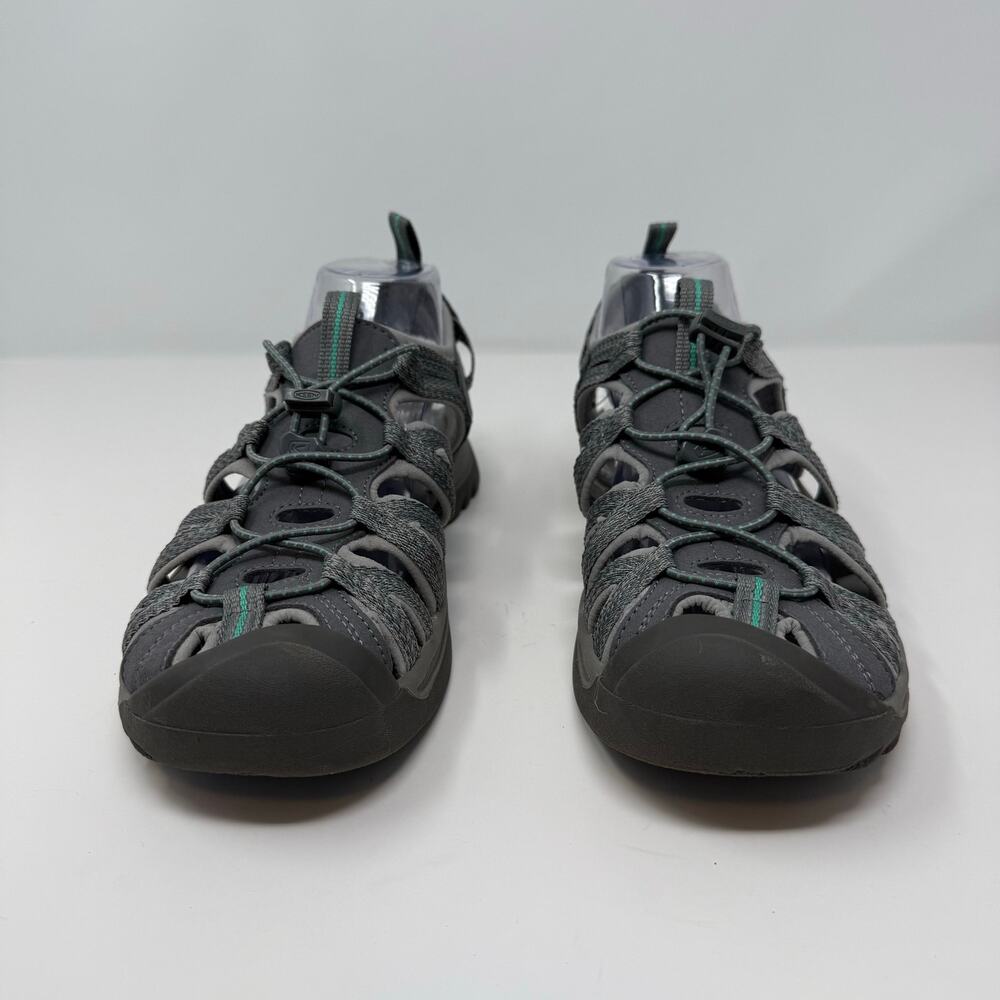 Keen Whisper Hiking Sandals Women's 10 Grey Teal Summer Footwear - Picture 3 of 11
